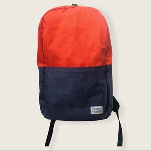 Pull&Bear Orange/Navy Blue Backpack